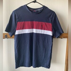Perry Ellis men’s small striped T-shirt